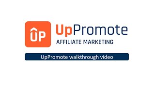 UpPromote Affiliate marketing on Shopify  Walkthrough video [upl. by Anet649]