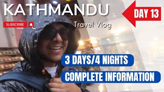 Kathmandu Tourist Places  Kathmandu Vlog  Kathmandu Iternary Nepal Tour Plan  Nepal Vlog [upl. by Akiam]