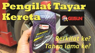 Pengilat Tayar Getsun  Cheap but Good [upl. by Queri]