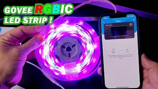 GOVEE RGBIC WiFi Led strip [upl. by Enomsed]