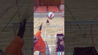 Non stop libero 😂😂 libero training 😲 volleyball training 😲shorts volleyball volley [upl. by Barimah]