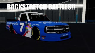 Roblox Backstretch Battles Truck 2023 [upl. by Aicinoid]