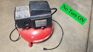 Porter Cable Air Compressor  fix it for less then 1 dollar [upl. by Franck856]