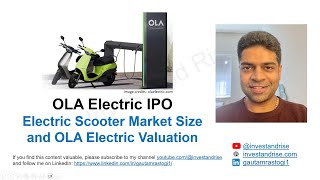 OLA Electric IPO  Market Size and Valuation [upl. by Ennirok]