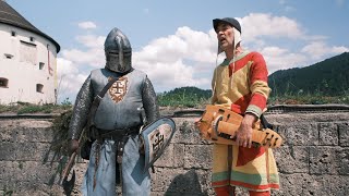 Die Nachtigall vom Neckartal spielt das Palästinalied von Walther von der Vogelweide Hist Cosplay [upl. by Retsam]