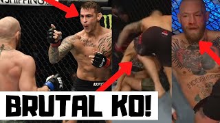 Dustin Poirier Knocks Out Conor McGregor  Poirier vs McGregor 2 Full Fight Reaction UFC 257 Recap [upl. by Nillek915]