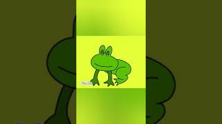 Frog croaking ribbit ribbit and jumping animation  Frog sound  Skyman Television [upl. by Kissner]