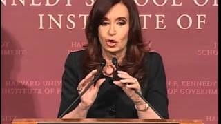 A Public Address by Her Excellency Cristina Fernández de Kirchner President of Argentina [upl. by Lyris]