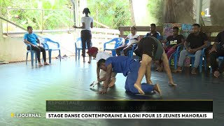 Stage danse contemporaine à Iloni pour 15 jeunes mahorais [upl. by Ingar]