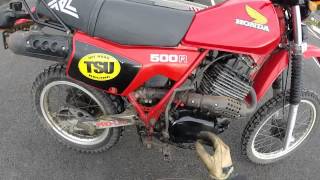 Honda XL500 kickstart guide for Noobs [upl. by Ibob]