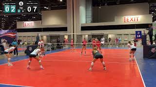 AAU Nationals Orlando  Day 4 GoldChampionship bracket 1 Elevate 17 Nat vs Metro VBC 17 Pink [upl. by Disini646]