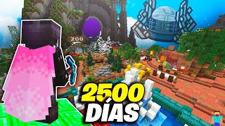 Sobreviví 2500 DÍAS en MINECRAFT  WORLD TOUR [upl. by Esenej858]