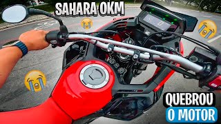 SAHARA 300 RALLY 0KM QUEBROU E FOI TRISTE 😭 [upl. by Yadnus150]