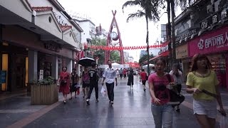 Walk tour Zhengyang Street Guilin China 廣西 桂林 正陽步行街 [upl. by Duffie]