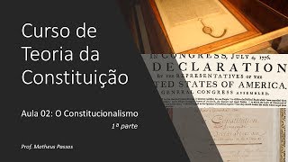 Teoria da Constituição — O Constitucionalismo 1a parte [upl. by Eugine399]