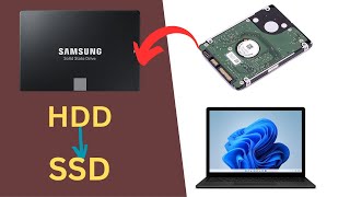 How To Upgrade Your Laptop with a SSD  SSD installation for HP Laptop  Samsung SSD for HP 2024 [upl. by Zilada]