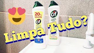 Como Usar Cif Cremoso   Cif Limpadores rápido e fácil Tira Toda Sujeira  Ela Bela Dicas [upl. by Minna]