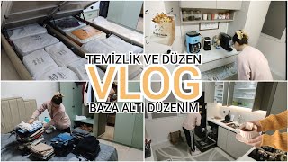 TEMİZLİK VLOG  BAZA ALTI DÜZENİM  GARDROP DÜZENLEME  ASMR VLOG  BU EV TOPLANMIYOR 😄 [upl. by Adnerol288]