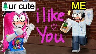 Getting A GIRLFRIEND In Roblox Spray Paint VOICE CHAT [upl. by Susi]