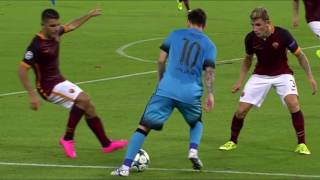 Lionel Messi vs AS Roma Away 1516 720p HD By IramMessiTV [upl. by Enimassej158]