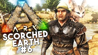 ARK Survival Evolved  BUILDING OUR BASE Ark Scorched Earth [upl. by Rondon]