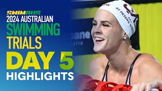 Australian Swimming Trials  Night 5 Highlights  Wide World of Sports [upl. by Kimberly]