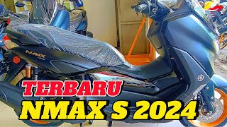 TERBARU NMAX S 2024  REVIEW NMAX  ALL NEW NMAX S 155 WARNA HITAM TAMPIL LEBIH GARANG [upl. by Tlevesoor683]