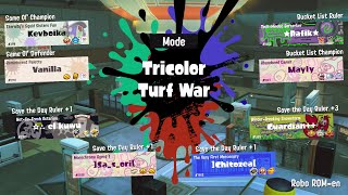 Tricolor on Robo ROMen  Splatoon 3 Splatfest Gameplay [upl. by Graeme]