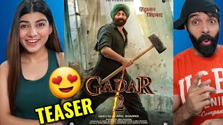 Gadar 2 Teaser Reaction  In Cinemas 11th August  Sunny Deol  Ameesha Patel  Anil Sharma [upl. by Xymenes]