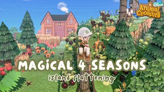 Animal Crossing Longplay 🌳 Flattening my 4 Seasons Island No Commentary [upl. by Tatman399]