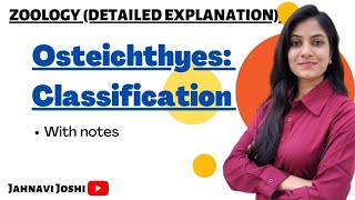 Classification of Osteichthyes Notes Bsc 2nd year Zoology [upl. by Neelasor]