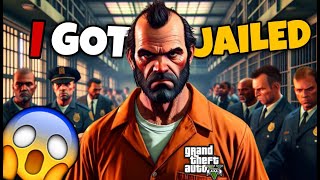 GTA V But I Got Jailed on first Day 🥺☠️gta6 gta5 [upl. by Issiah]