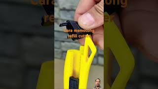 Mudah Memotong refil cutter tools [upl. by Suoivatco92]