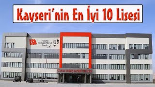 Kayserinin En İyi 10 Lisesi Lgs 2022 [upl. by Connelley]