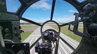 B29 Superfortress Bombardier Takeoff [upl. by Arammahs]