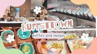 Buffet Town in Greenhills Buffet and Hotpot Restaurant [upl. by Eisteb]