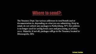 Overnight Mailing Address to Send Savings BondsCorrespondence to Treasury [upl. by Sukram]