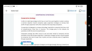 Cooperative strategies are through strategic alliances BPSM Lec 20 [upl. by Yleek592]