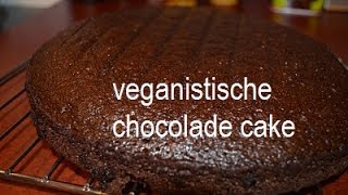 veganistische chocolade cake [upl. by Ecinerev]