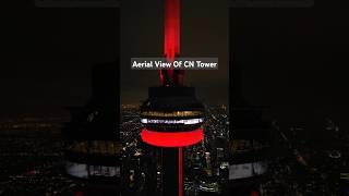 Aerial View Of CN Tower Ontario Canada [upl. by Gaspard]