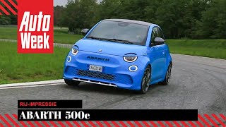 Abarth 500e  AutoWeek review [upl. by Araid]