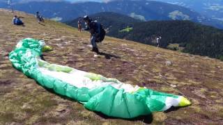 Decollo SPETTACOLARE con il Parapendio da Plan de Corones Kronplatz [upl. by Albina]