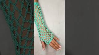 3 styles of Crochet fingerless gloves for beginners crochetlove crochetfreepattern crochetgloves [upl. by Leal]