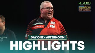 UNDERWAY IN WOLVES Day One Afternoon Highlights  2024 Mr Vegas Grand Slam of Darts [upl. by Glyn]