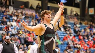 Matthew Marcum Wins 2023 KS Class 6A State Wrestling title [upl. by Eecyal]