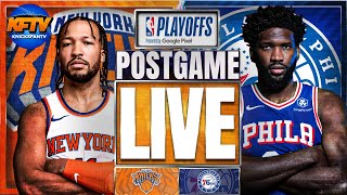 Knicks vs Sixers  Game 4 Post Game Show EP 513 Highlights Analysis Live Callers [upl. by Elrem303]