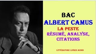 BAC  La Peste de Camus Analyse Citations [upl. by Edorej]