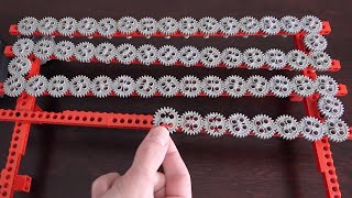 Making the Longest 11 Lego Gear Train [upl. by Zia]