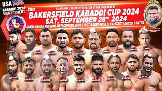 LIVE  Bakersfield Kabaddi Cup 2024  USA Kabaddi 2024 [upl. by Ferriter]