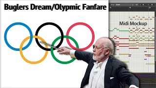 Buglers DreamOlympic Fanfare  John Williams 1984 Midi Mockup [upl. by Zorina]